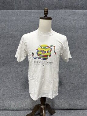2003 US Open Tennis Flushing Meadows New York Graphic T Shirt Mens Medium
